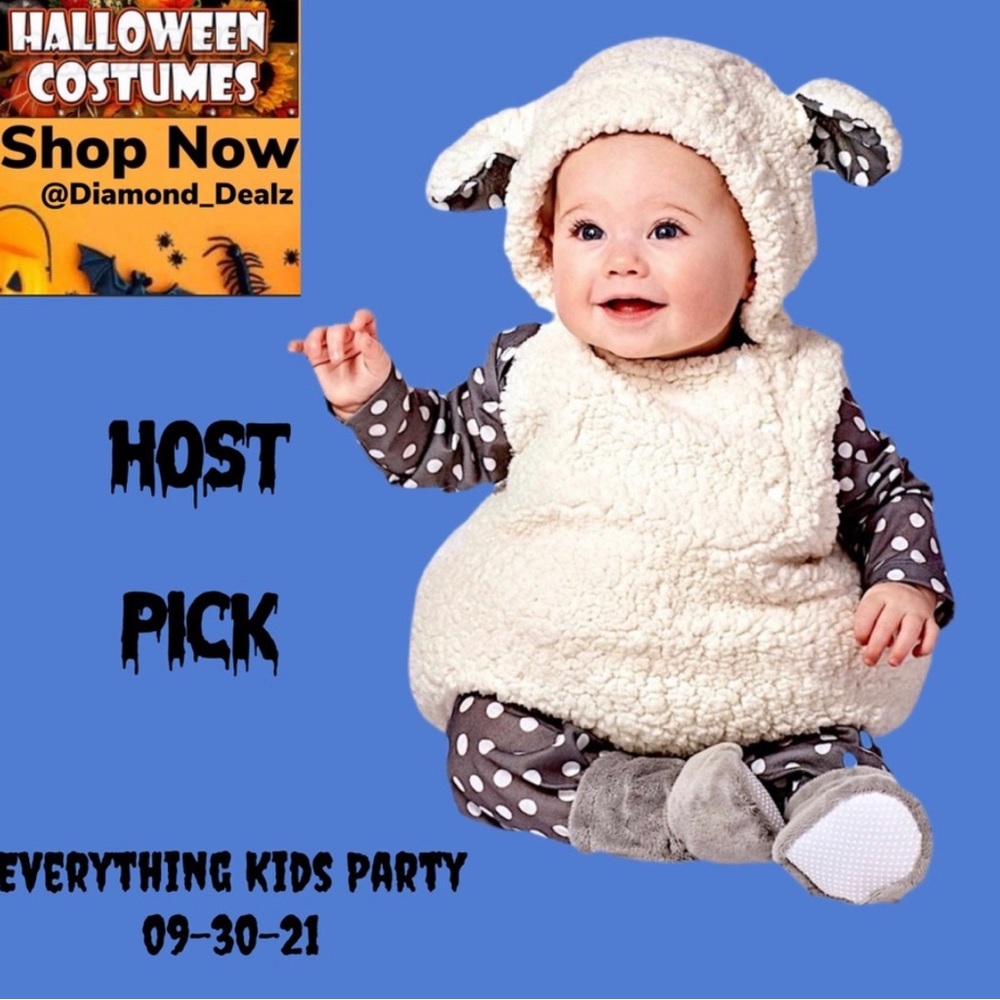 BABY LAMB COSTUME 4pc  / NWT - Picture 15 of 15